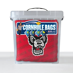 NC State Wolfpack Cornhole Bags 4 Pack - Red