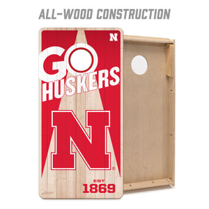 Nebraska Cornhuskers 2'x4' Cornhole Game with Bags