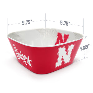 Nebraska Cornhuskers Large Party Bowl