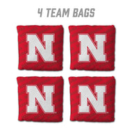 Nebraska Cornhuskers Cornhole Bags  4 Pack - Red
