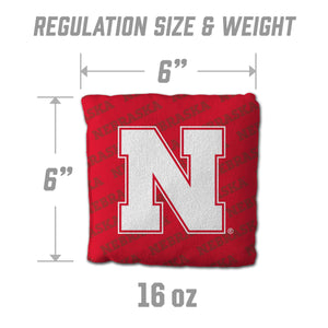 Nebraska Cornhuskers Cornhole Bags  4 Pack - Red