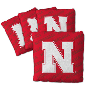 Nebraska Cornhuskers Cornhole Bags  4 Pack - Red