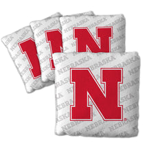 Nebraska Cornhuskers Cornhole Bags  4 Pack - White
