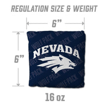 Nevada Wolf Pack Cornhole Bags 4 Pack - Blue