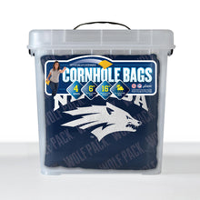 Nevada Wolf Pack Cornhole Bags 4 Pack - Blue