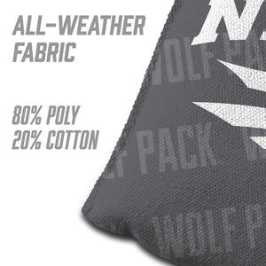 Nevada Wolf Pack Cornhole Bags 4 Pack - Gray