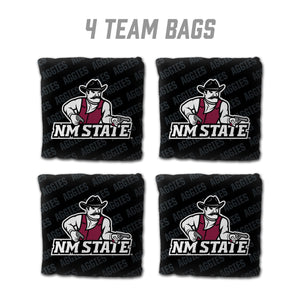 New Mexico St Cornhole Bags  4 Pack - Black