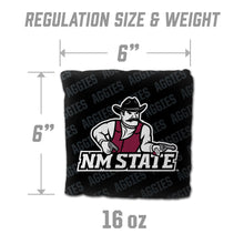 New Mexico St Cornhole Bags  4 Pack - Black