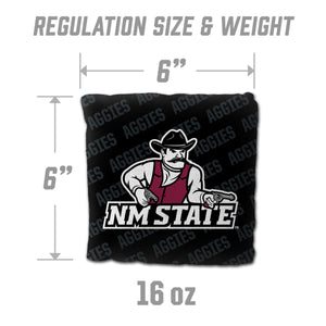 New Mexico St Cornhole Bags  4 Pack - Black
