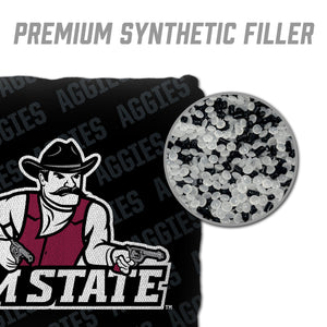 New Mexico St Cornhole Bags  4 Pack - Black