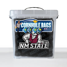 New Mexico St Cornhole Bags  4 Pack - Black