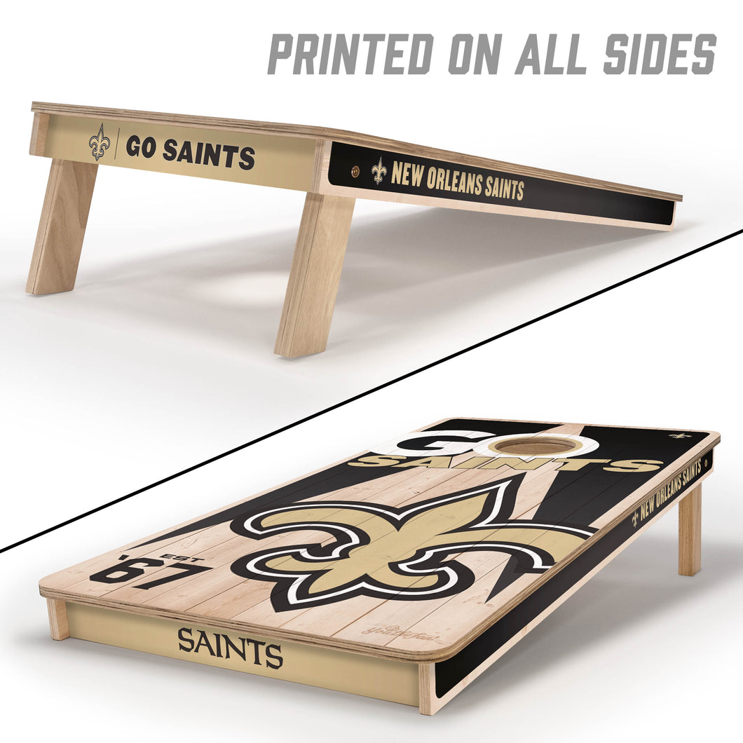 New Orleans Saints 2'x4' Cornhole Game with Bags