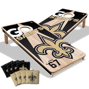 New Orleans Saints 2'x4' Cornhole Game with Bags