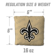 New Orleans Saints Cornhole Bags 4 Pack - Gold