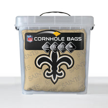 New Orleans Saints Cornhole Bags 4 Pack - Gold