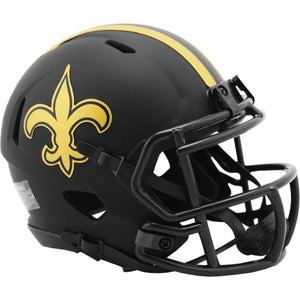 New Orleans Saints Eclipse Alternate Riddell Speed Mini Helmet