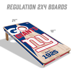 New York Giants 2'x4' Cornhole Game with Bags