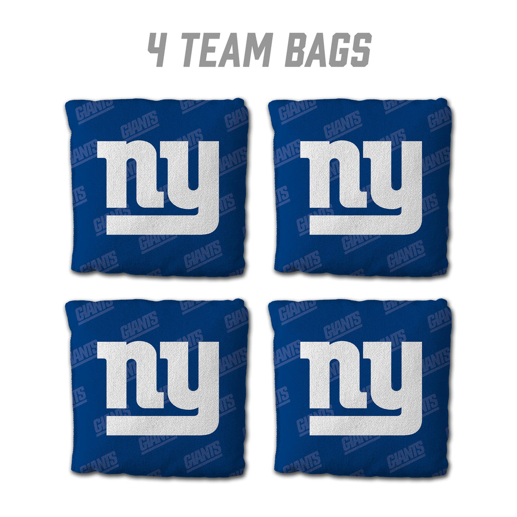 New York Giants Cornhole Bags 4 Pack - Blue