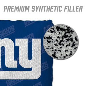 New York Giants Cornhole Bags 4 Pack - Blue