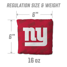 New York Giants Cornhole Bags 4 Pack - Red