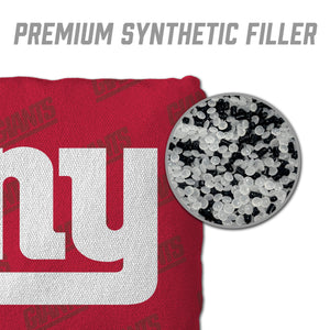 New York Giants Cornhole Bags 4 Pack - Red