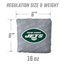 New York Jets Cornhole Bags 4 Pack - Gray