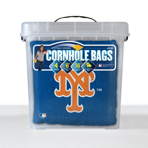 New York Mets Cornhole Bags - 4 Pack - Blue