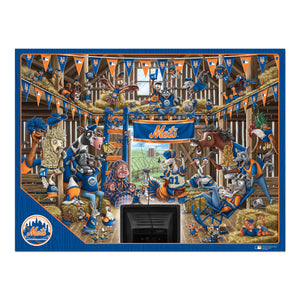 New York Mets Barnyard Fans 500 Piece Puzzle