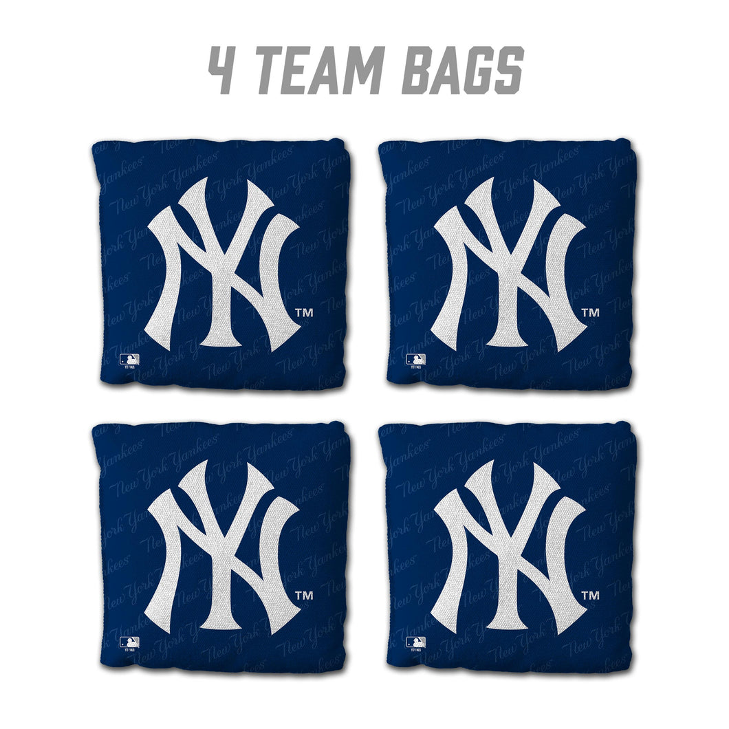 New York Yankees Cornhole Bags - 4 Pack - Blue