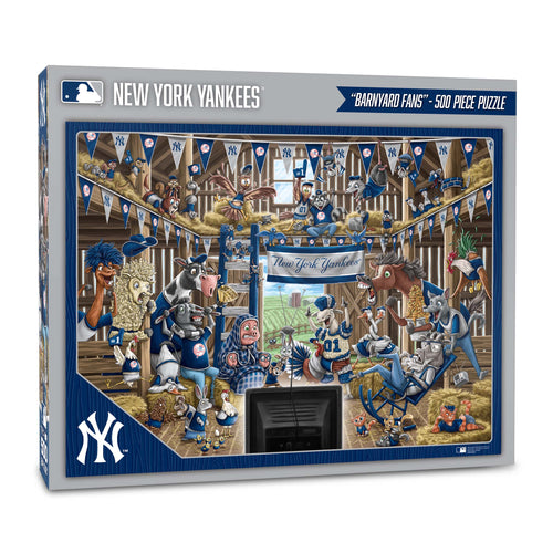 New York Yankees Barnyard Fans 500 Piece Puzzle