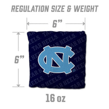 North Carolina Tar Heels Cornhole Bags 4 Pack - Blue