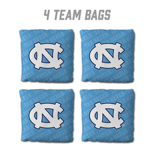 North Carolina Tar Heels Cornhole Bags  4 Pack - Light Blue