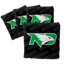 North Dakota Fighting Hawks Cornhole Bags 4 Pack - Black