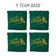 North Dakota State Bison Cornhole Bags  4 Pack - Green