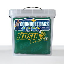 North Dakota State Bison Cornhole Bags  4 Pack - Green