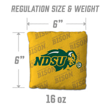 North Dakota State Bison Cornhole Bags  4 Pack - Yellow