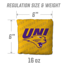 Northern Iowa Panthers Cornhole Bags 4 Pack - Yellow