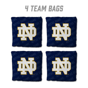 Notre Dame Fighting Irish Cornhole Bags  4 Pack - Blue