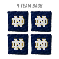 Notre Dame Fighting Irish Cornhole Bags  4 Pack - Blue