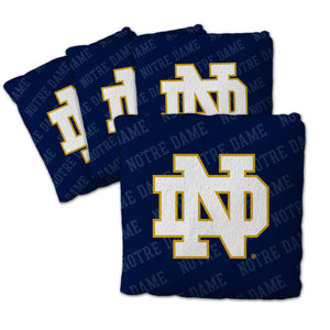 Notre Dame Fighting Irish Cornhole Bags  4 Pack - Blue