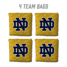 Notre Dame Fighting Irish Cornhole Bags 4 Pack - Gold
