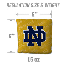 Notre Dame Fighting Irish Cornhole Bags 4 Pack - Gold