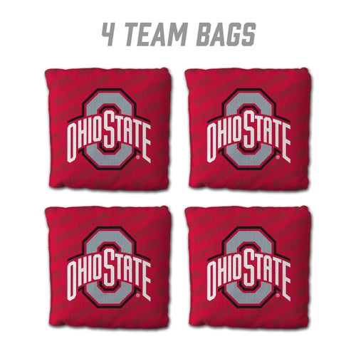Ohio State Buckeyes Cornhole Bags 4 Pack - Red