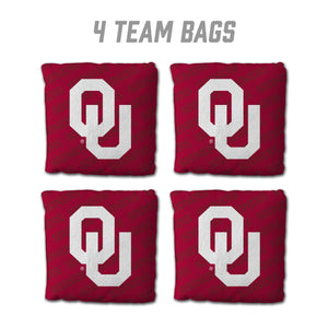Oklahoma Sooners Cornhole Bags 4 Pack - Red