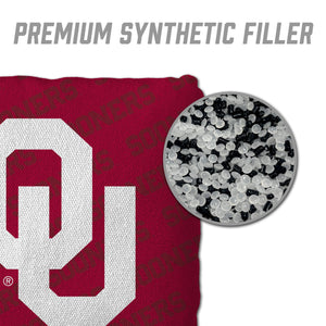 Oklahoma Sooners Cornhole Bags 4 Pack - Red
