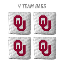 Oklahoma Sooners Cornhole Bags 4 Pack - White