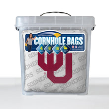 Oklahoma Sooners Cornhole Bags 4 Pack - White