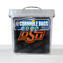 Oklahoma State Cowboys Cornhole Bags 4 Pack - Black