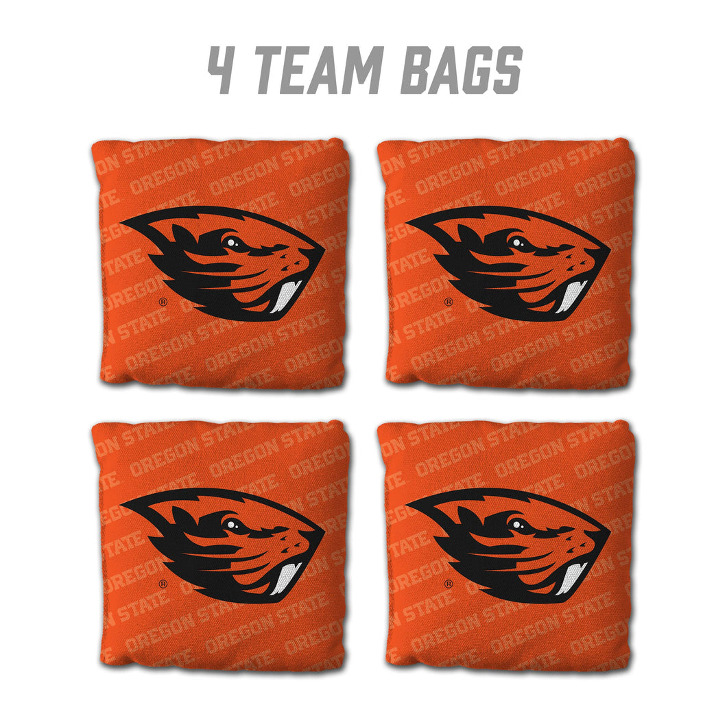 Oregon State Beavers Cornhole Bags 4 Pack - Orange