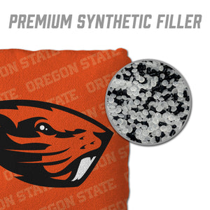 Oregon State Beavers Cornhole Bags 4 Pack - Orange